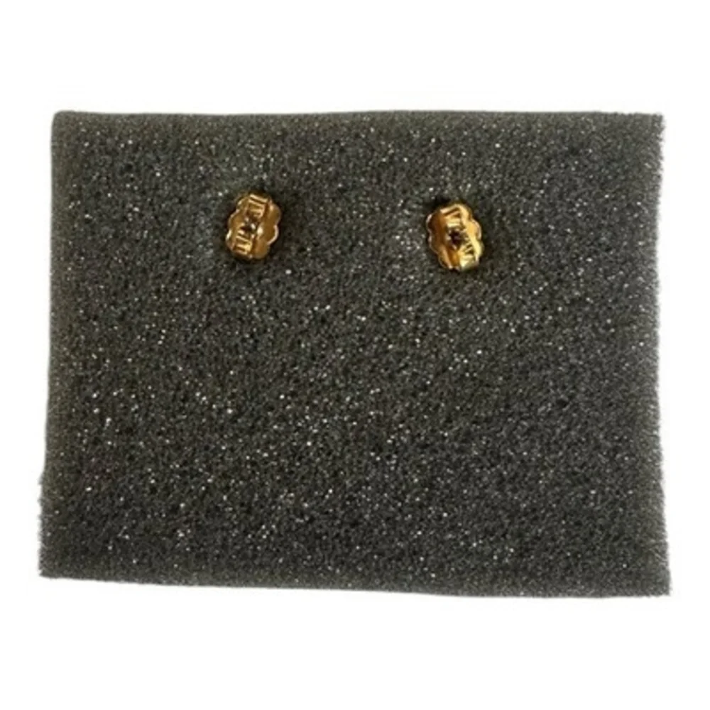 Vintage 2002 Avon Rhinestone Bar Goldtone Earrings New In Box Collectible